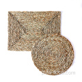 ręcznie robiony okrągłe kwadratowe kształt delikatne tkaninowe podkładki trawy morskiej